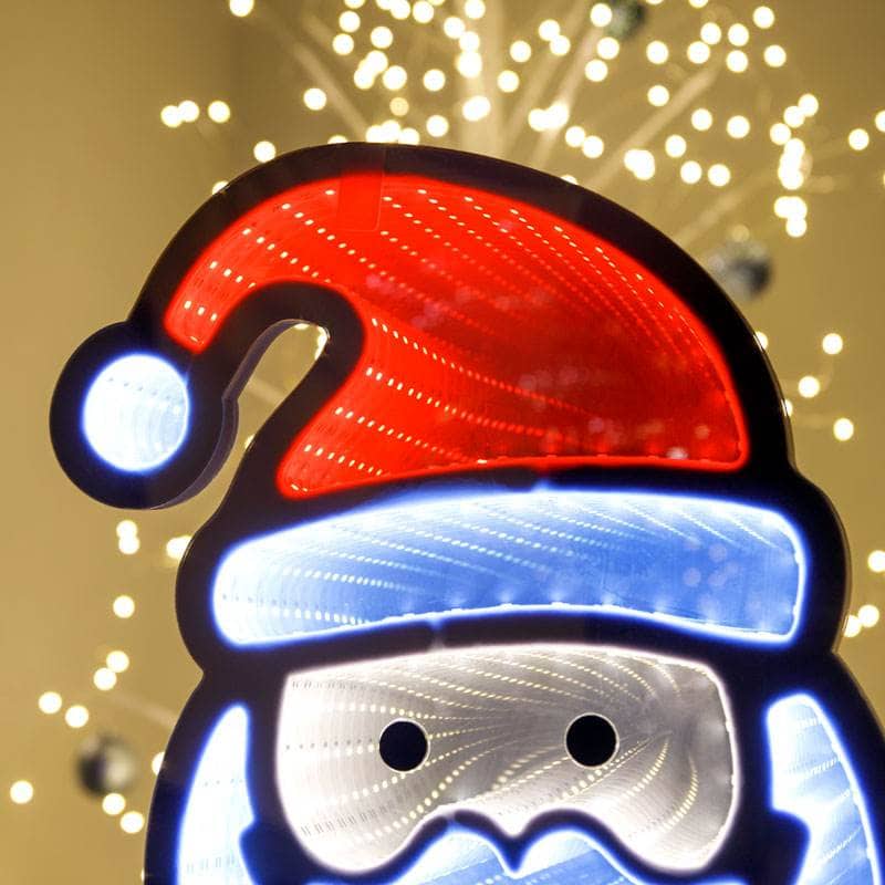 Christmas  -  Santa Face Infinity Light - 40cm  -  60008691