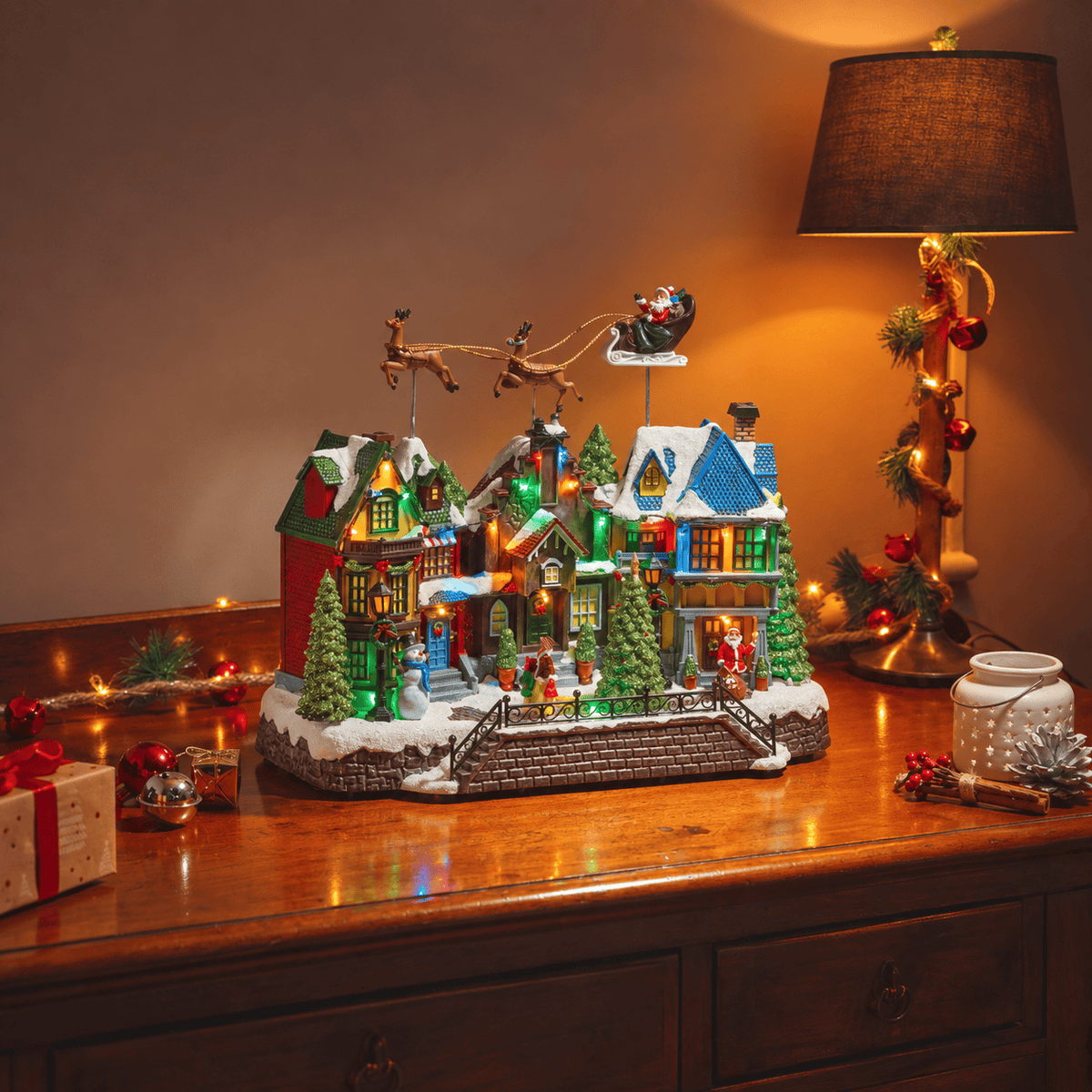 Christmas  -  Santas Flight Snowscene  -  60487714