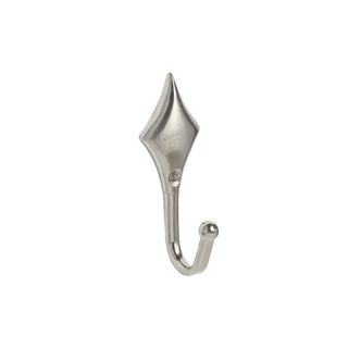 Satin Silver Diamond Tieback Hook - 2 Pack
