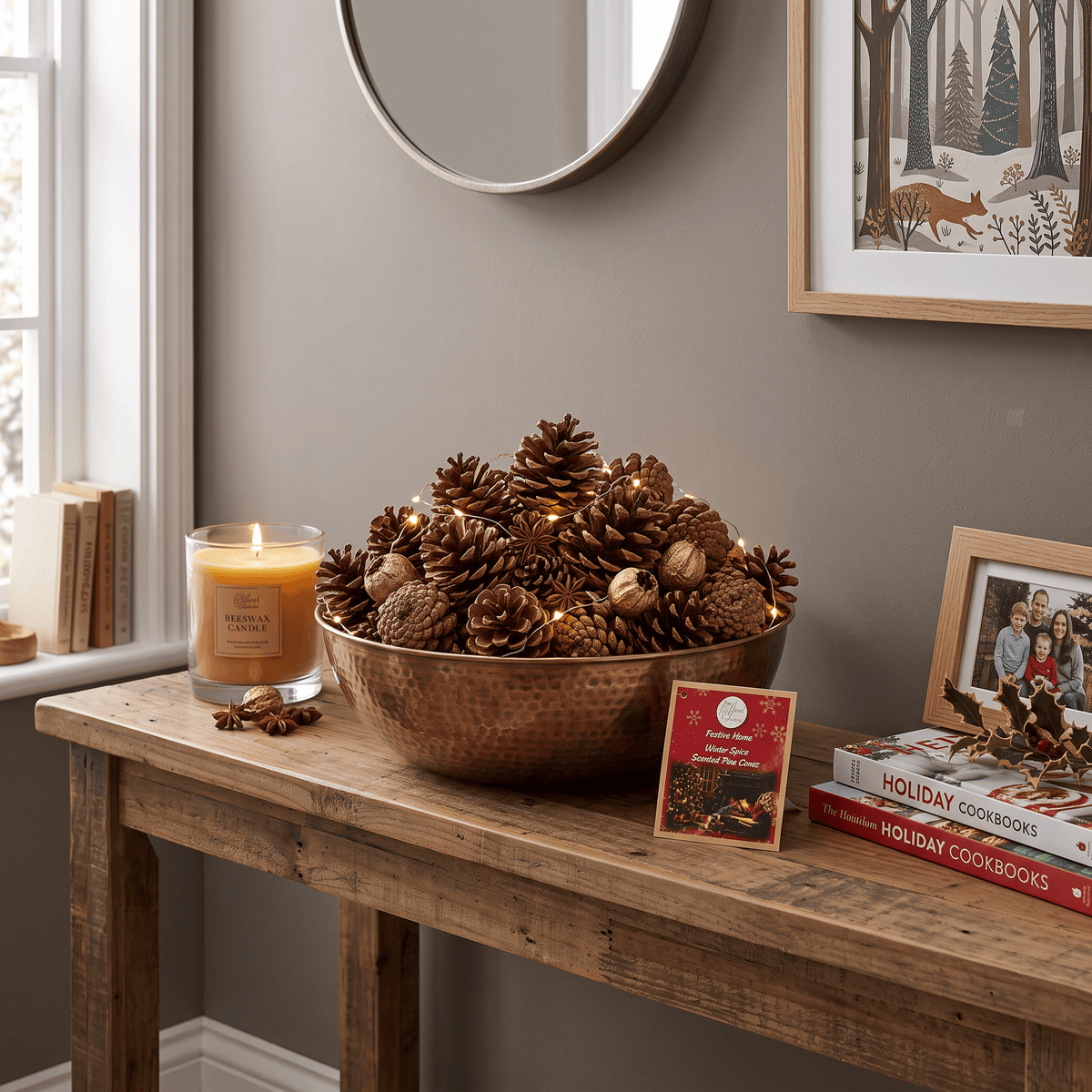 Christmas  -  Scented Pine Cones - Winter Spice  -  60487733