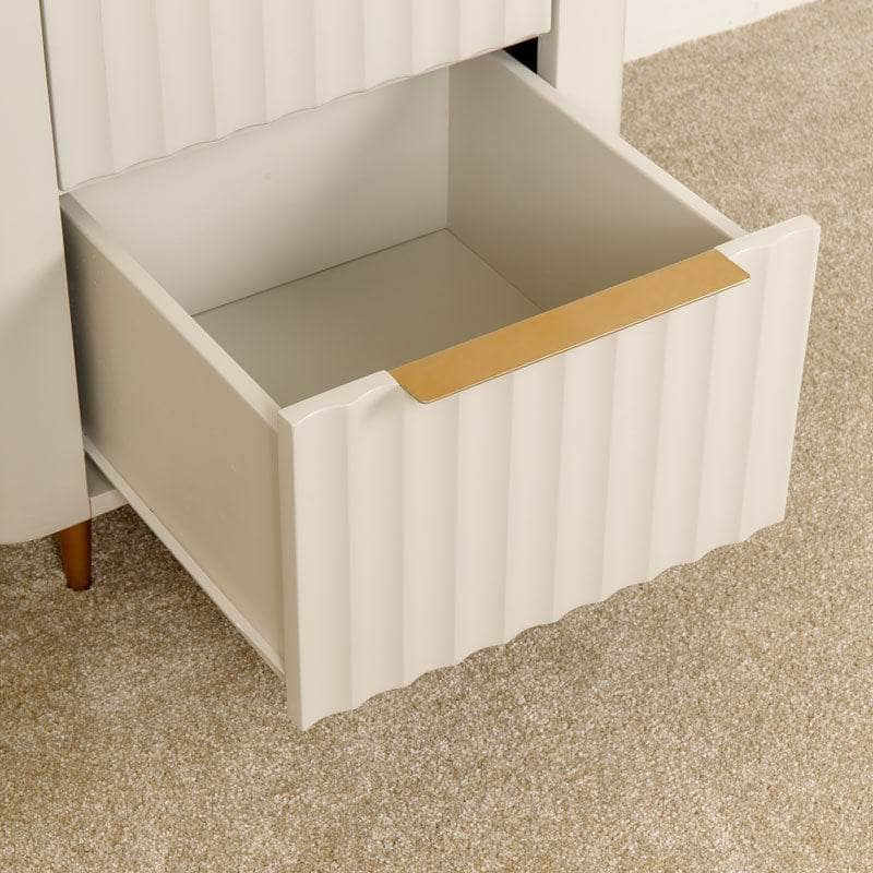 Homeware  -  Sicily 5 Draw Tall Chest - Off-White  -  60008972