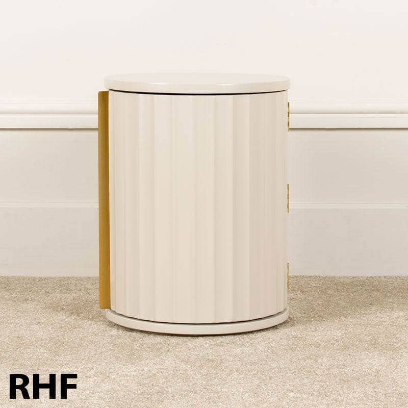 Furniture  -  Sicily Bedside Table - Off White  -  60008973
