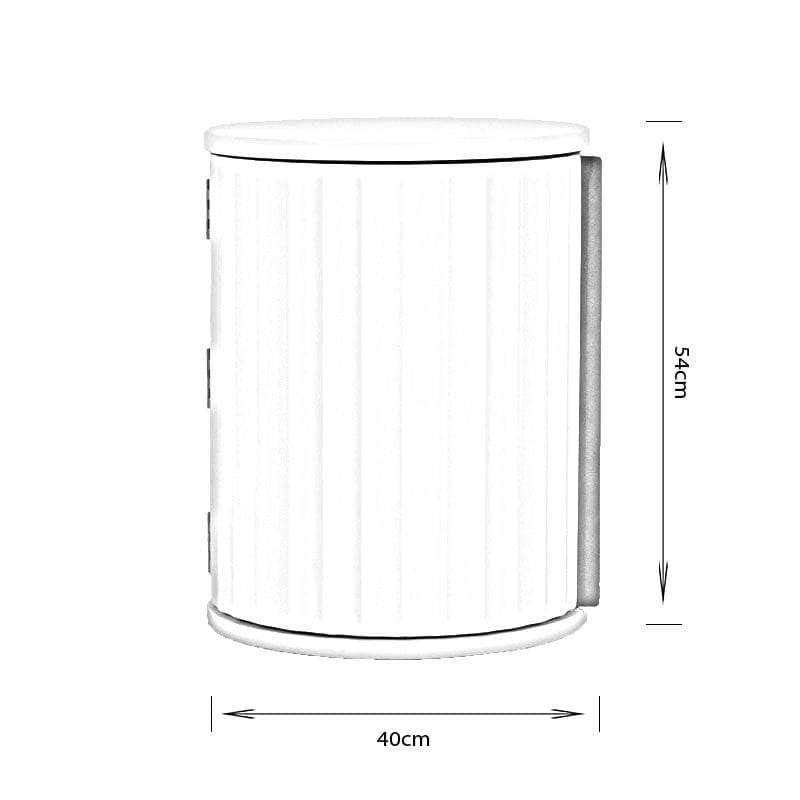 Furniture  -  Sicily Bedside Table - Off White  -  60008974