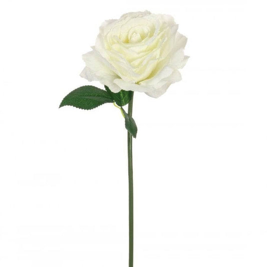 Christmas  -  Silk White Tudor Rose - 45cm  -  60009181