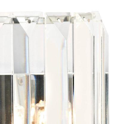 Lights  -  Sketch 1 Light Crystal Wall Bracket Polished Chrome  -  50098624