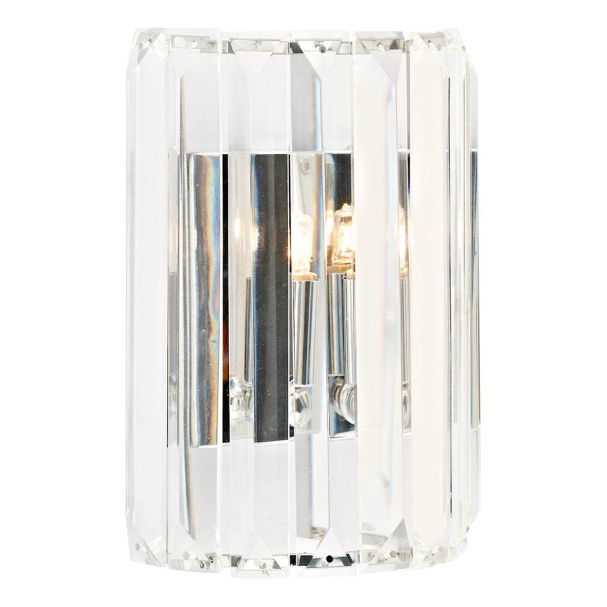 Lights  -  Sketch 1 Light Crystal Wall Bracket Polished Chrome  -  50098624