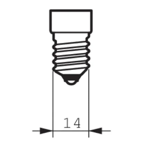 Lights  -  Status LED E14/SES Pygmy Bulb - Clear  -  60486039