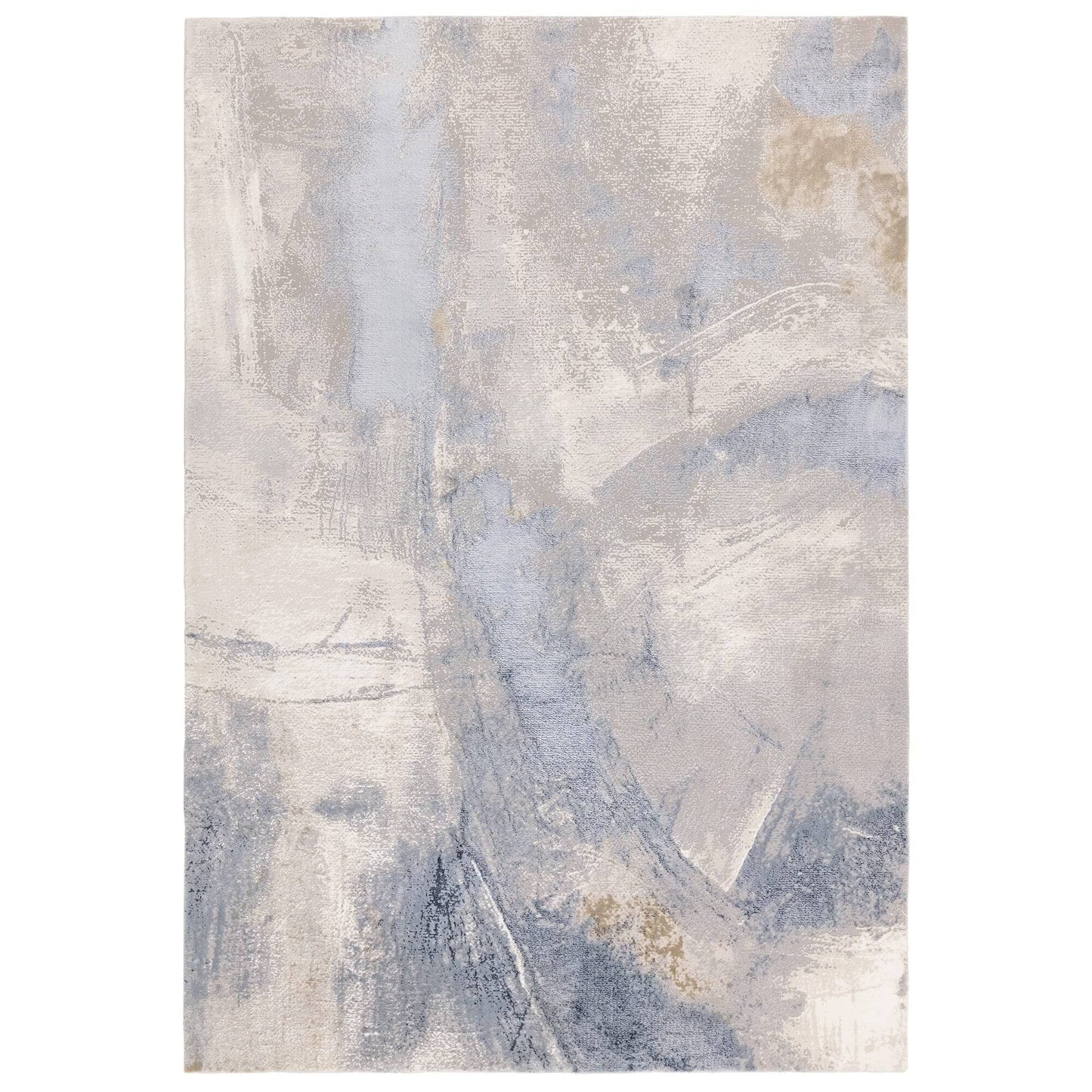 Stellar Blue & Cream Rug - Various Sizes