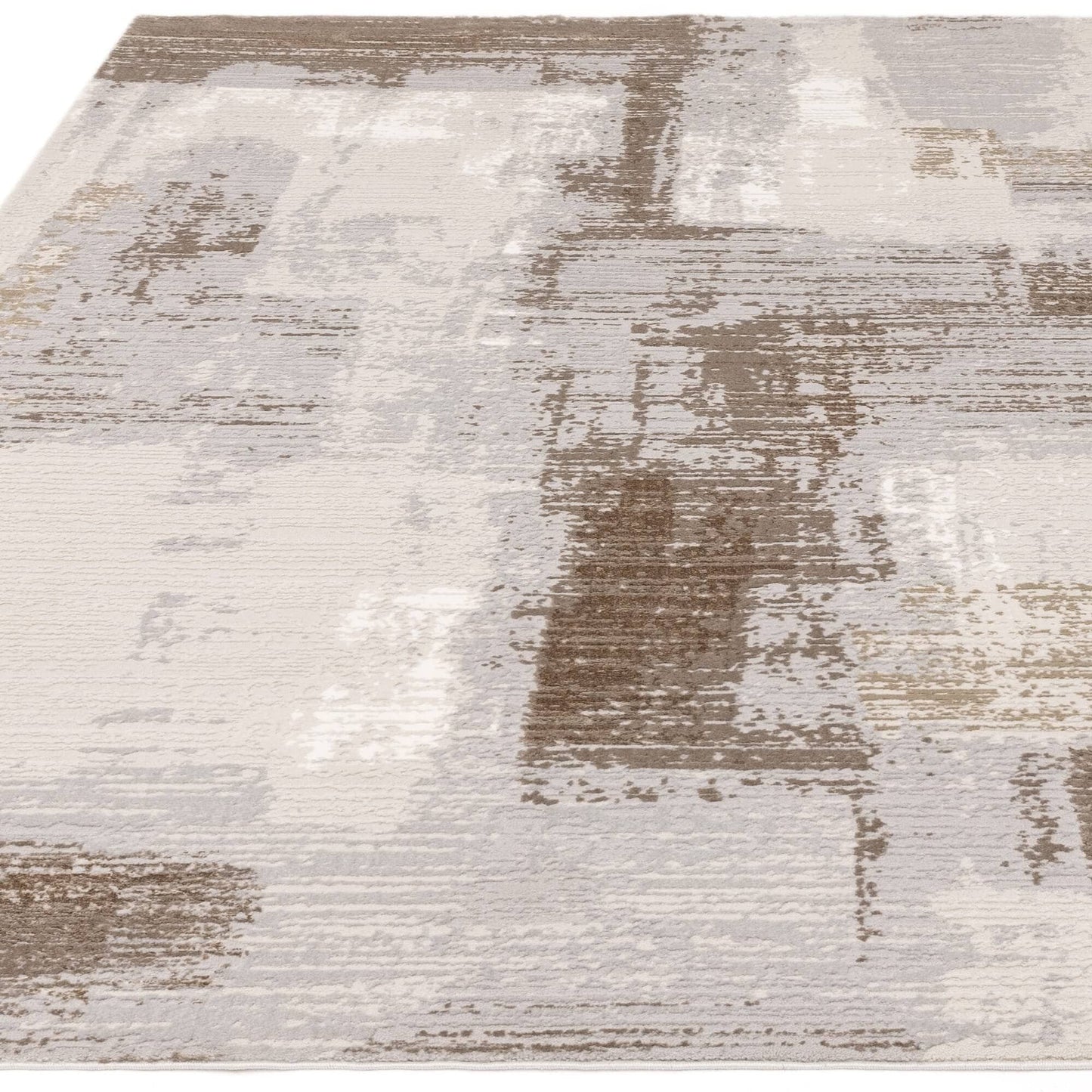 Stellar Brown & Cream Rug - Various Sizes