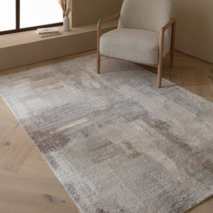 Stellar Brown & Cream Rug - Various Sizes