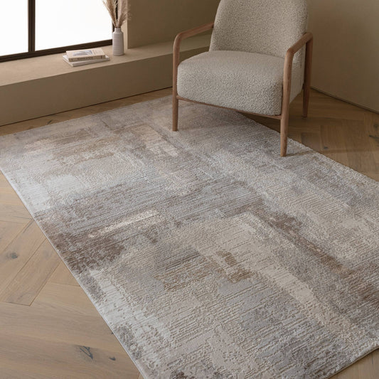 Rugs  -  Stellar Brown & Cream Rug - Various Sizes  - 