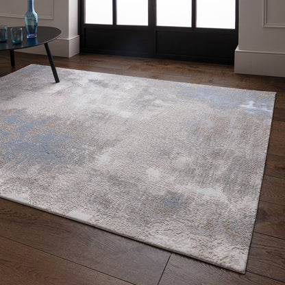 Rugs  -  Stellar Silver & Cream Rug - Various Sizes  - 