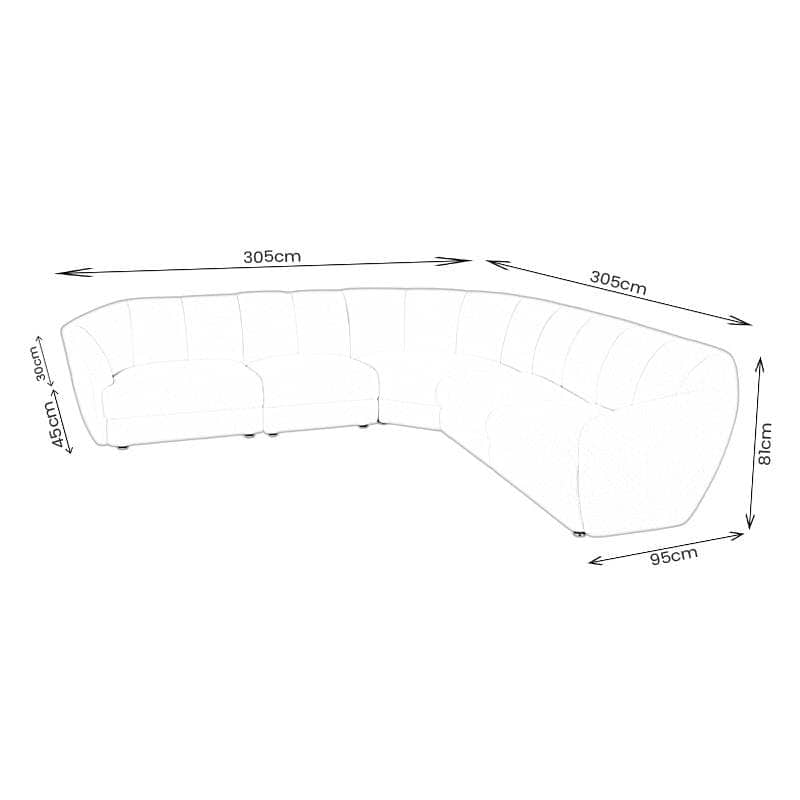 Furniture  -  Stevie Corner Sofa  -  60483992