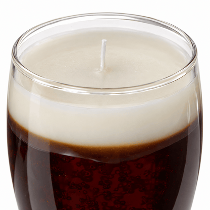 Christmas  -  Stout Glass Gel Candle - 16cm  -  60487759