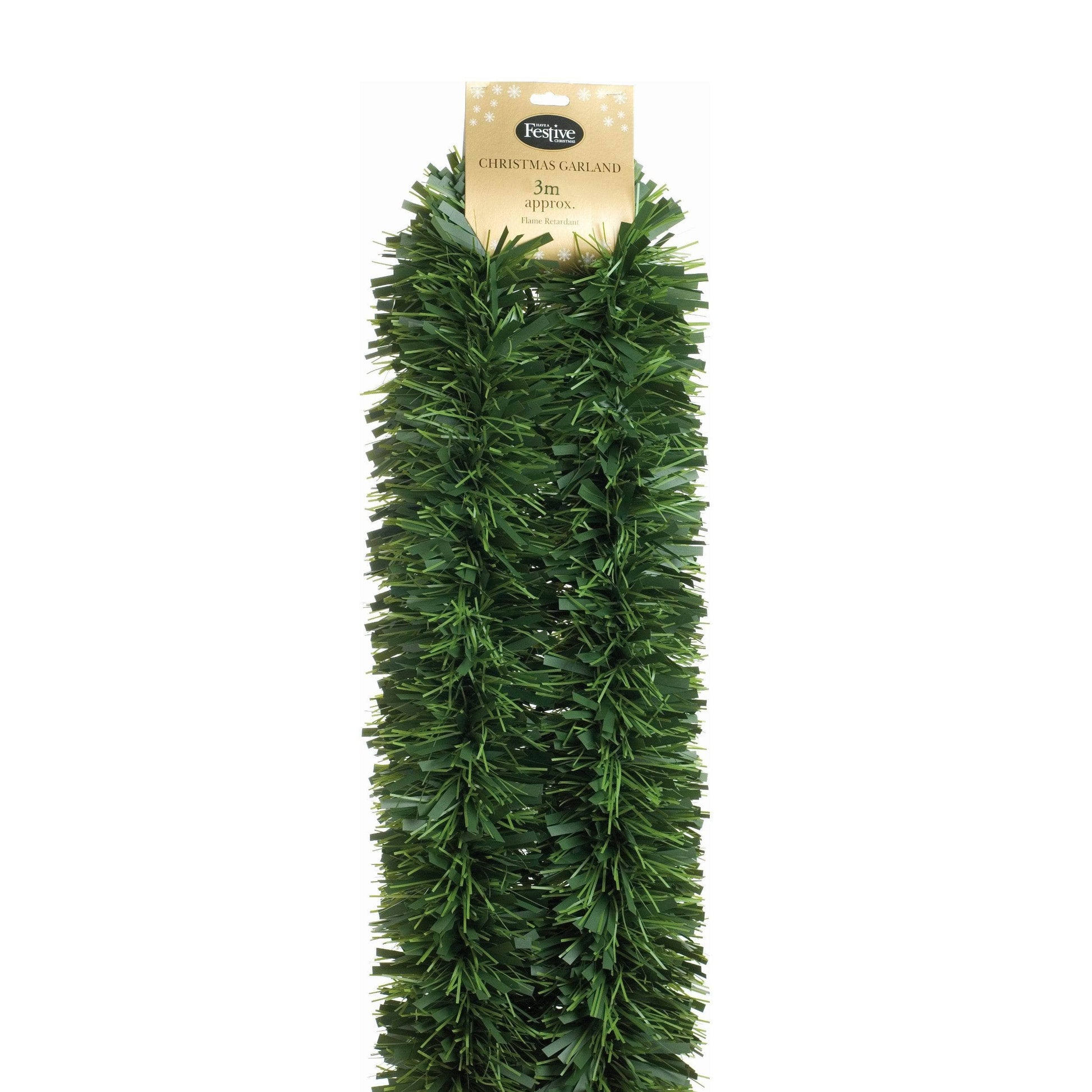 Christmas  -  Chunky Green Pine Christmas Garland - 300 x 15cm  -  60484020