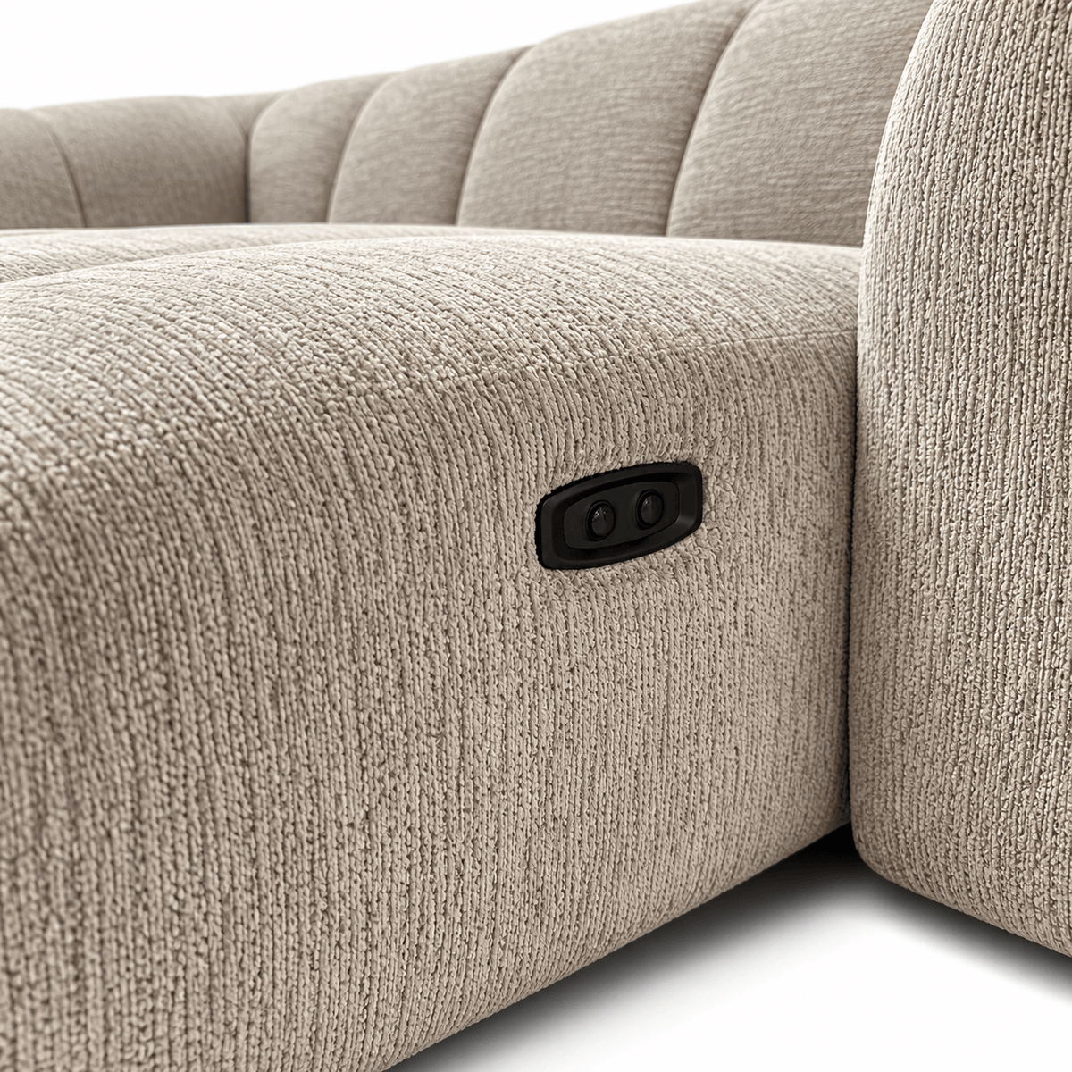 Furniture  -  Opulent Corner Sofa w/ Electric Powered Footrest - LHF  -  60488134