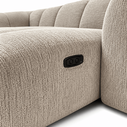 Furniture  -  Opulent Corner Sofa w/ Electric Powered Footrest - LHF  -  60488134