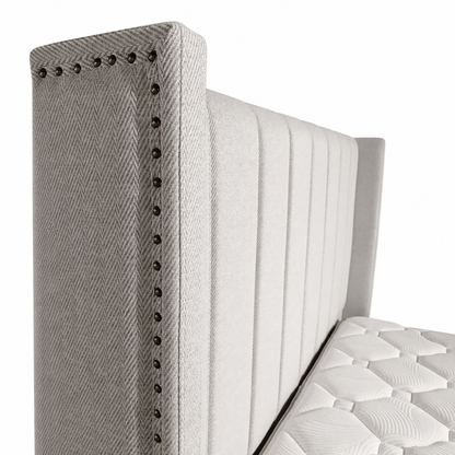 Furniture  -  Thomas King Size Bedframe - Grey  -  60487292