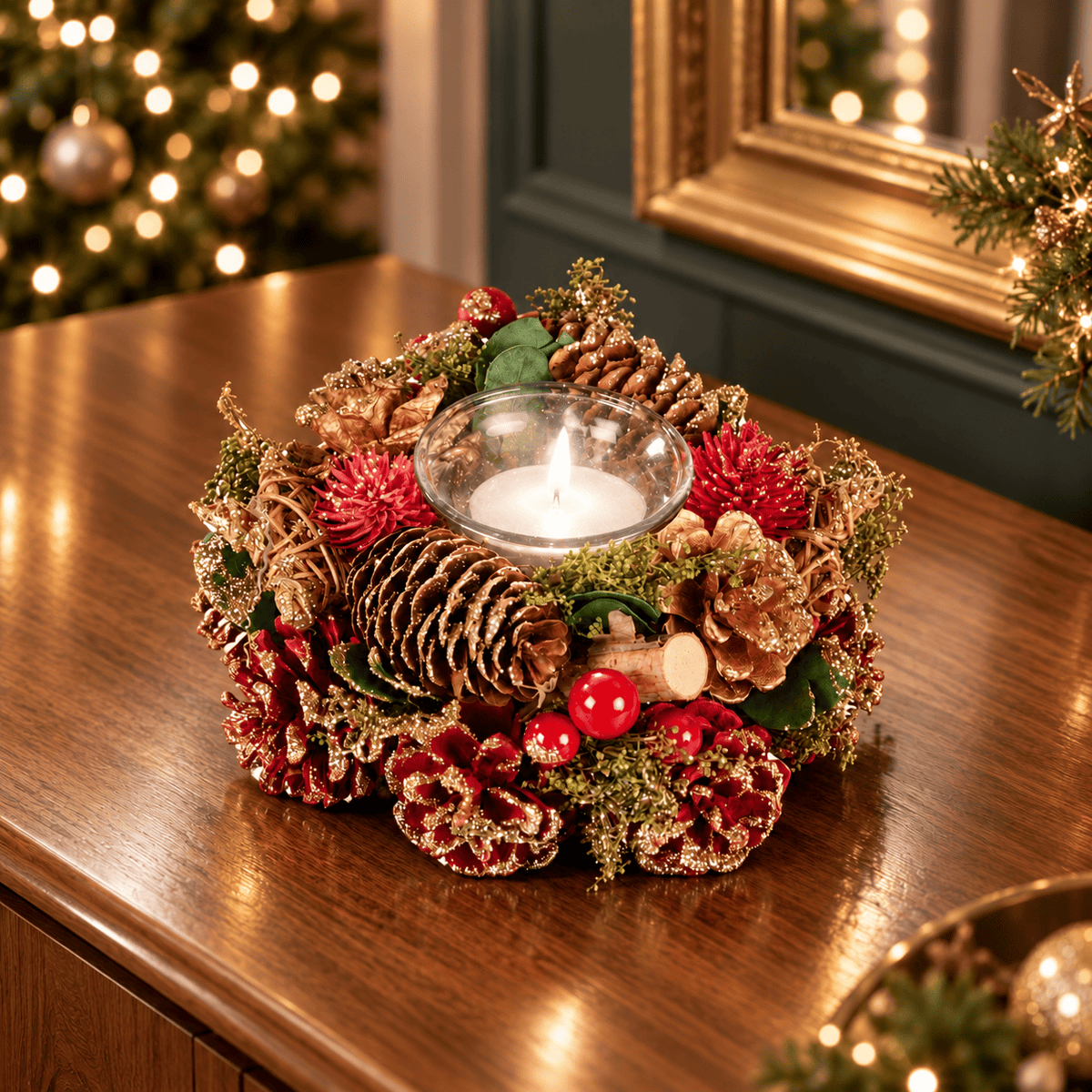 Christmas  -  Three Kings Candle Holder - 15cm  -  60012379