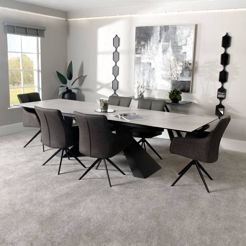 Furniture  -  Titan Extending Table & 6 Dining Chairs-  60007474
