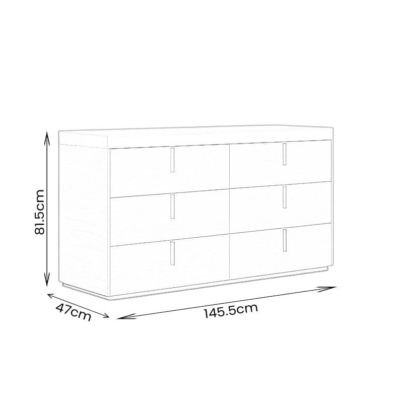 Furniture  -  Toni 6 Draw Chest  -  60484917