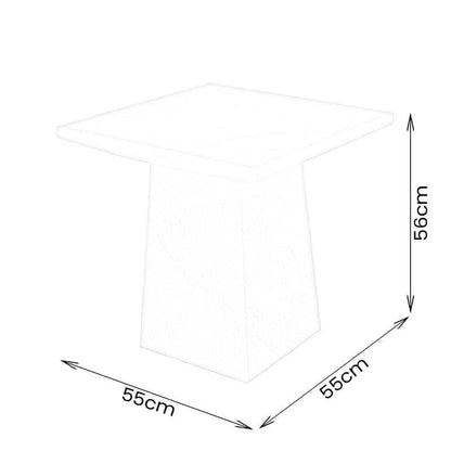 Furniture  -  Troy Lamp Table - Taupe  -  60191795