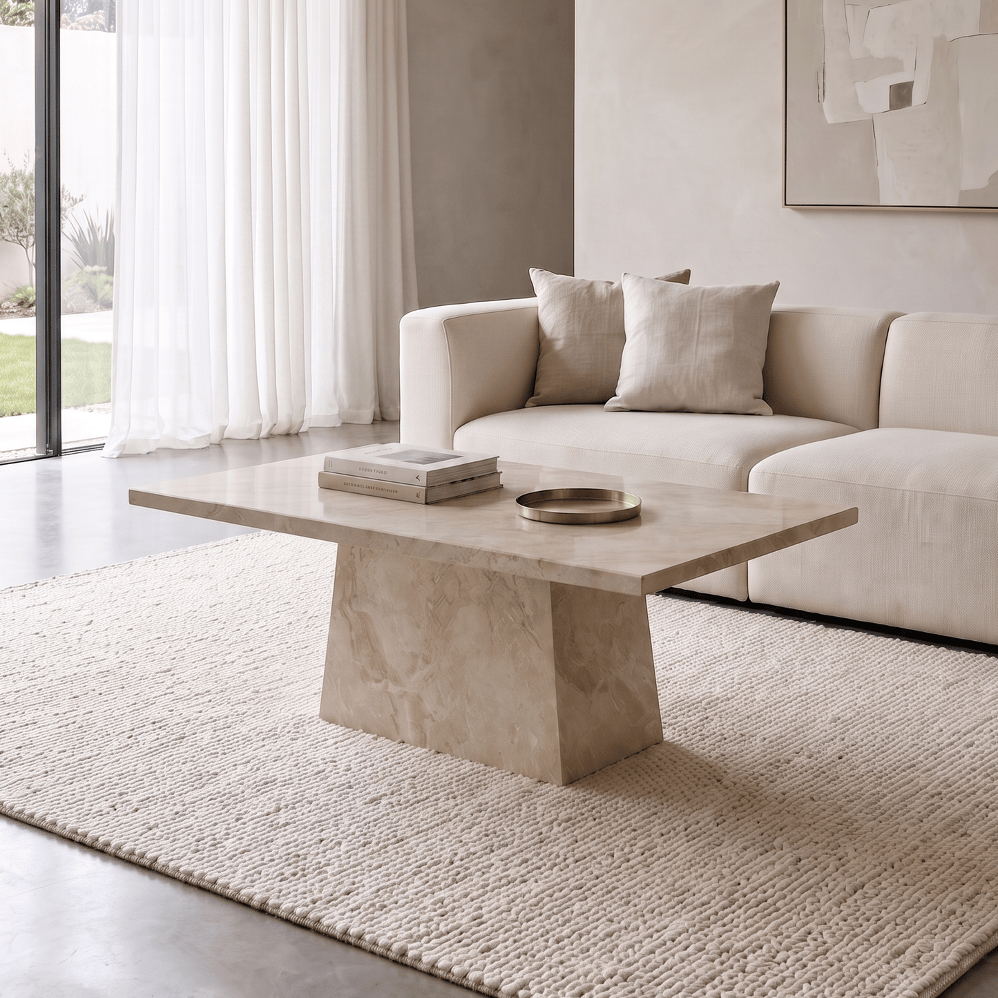 Furniture  -  Troy Coffee Table - Taupe  -  60191794
