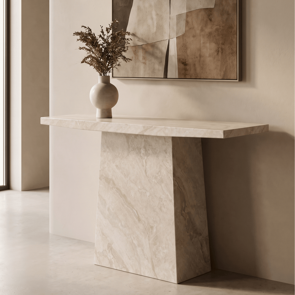 Furniture  -  Troy Console Table - Taupe  -  60191796
