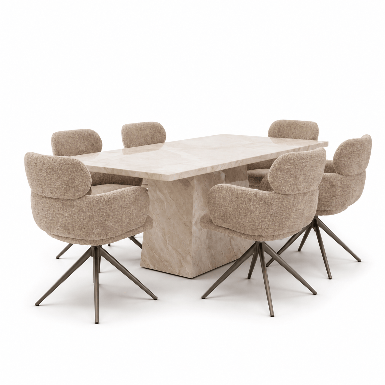 Furniture  -  Troy Table & 6 Chairs  -  60191793