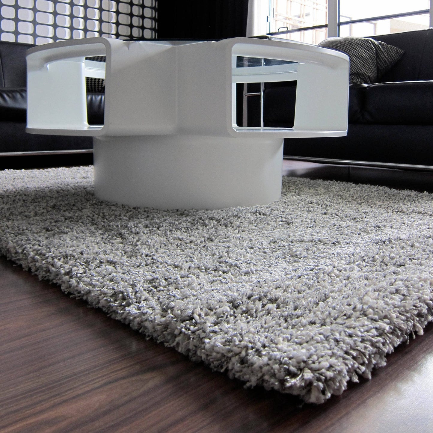 Rugs  -  Twilight Silver White Rug - 65 x 130cm  -  60004125