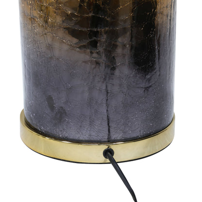 Lights  -  DS Two Layer Glass Table Lamp - Black & Gold  -  60484431