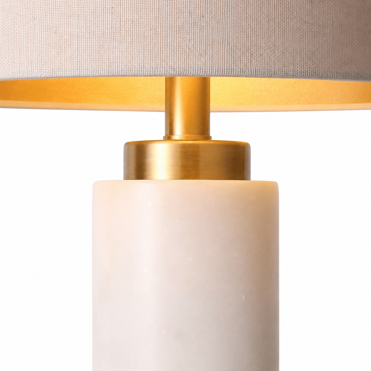 U.A Gold Alabaster Table Lamp
