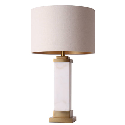U.A Gold Alabaster Table Lamp
