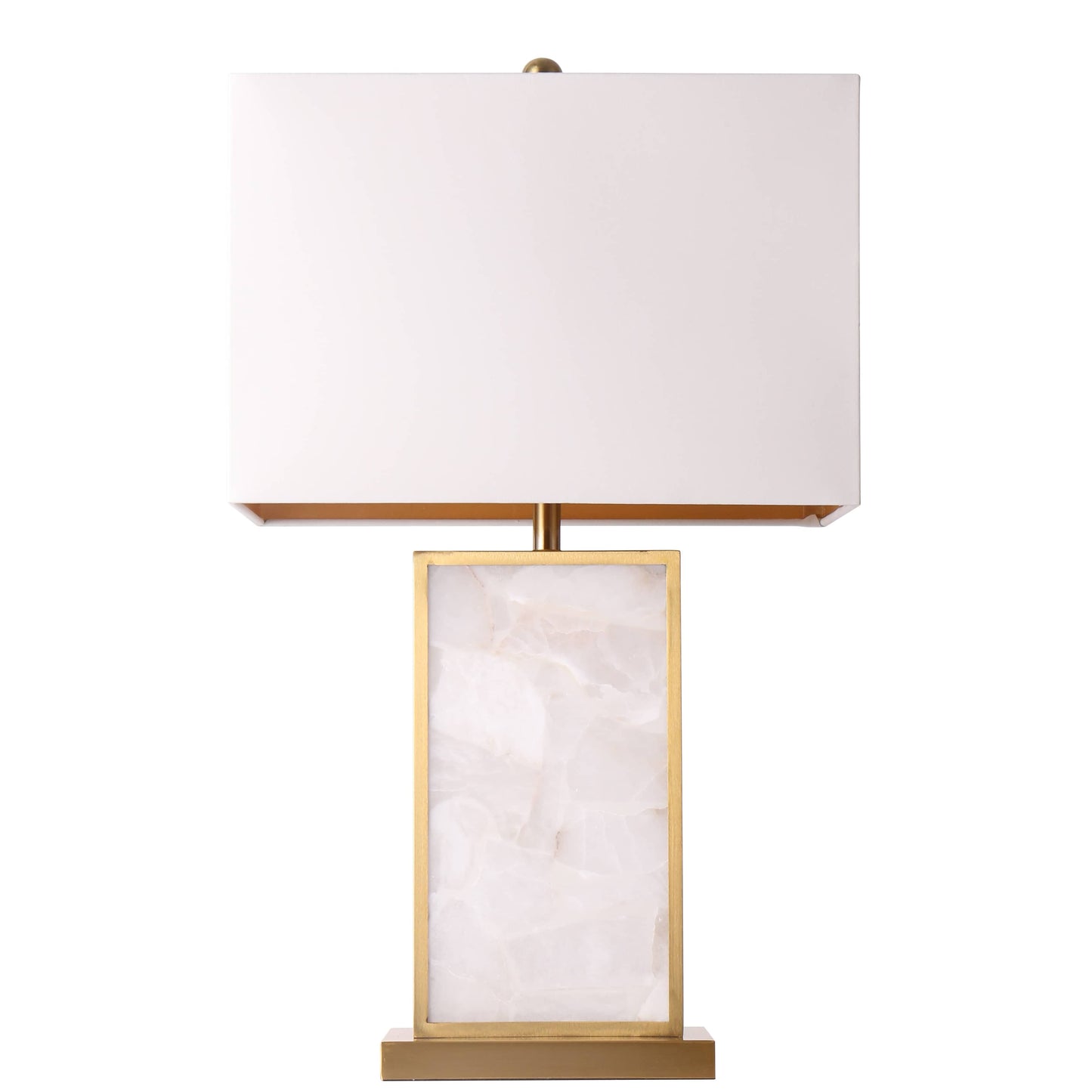 Lights  -  U.A Gold Alabaster Table Lamp  -  60485658