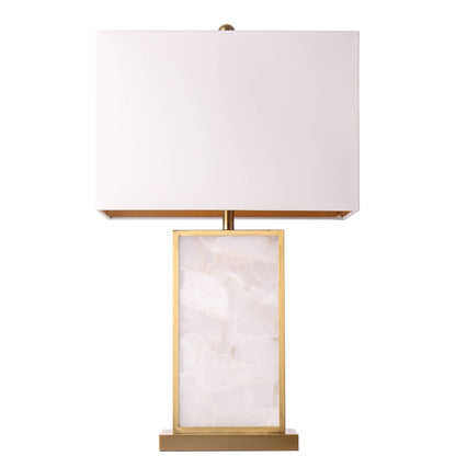 Lights  -  U.A Gold Alabaster Table Lamp  -  60485658