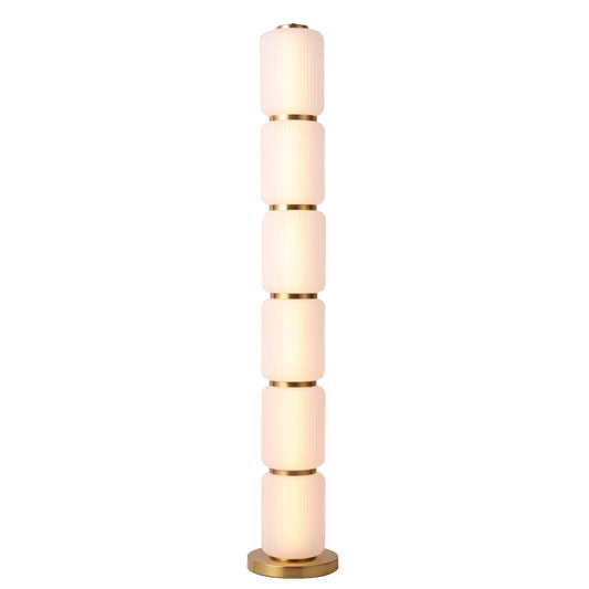 Lights  -  U.A Gold Glass Floor Lamp  -  60485655