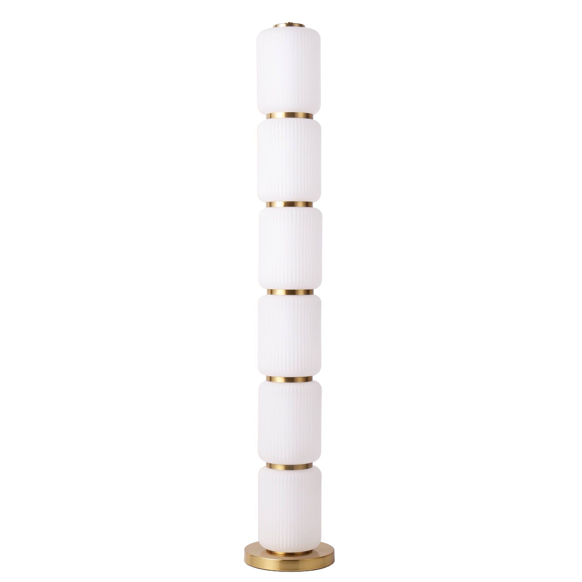 Lights  -  U.A Gold Glass Floor Lamp  -  60485655