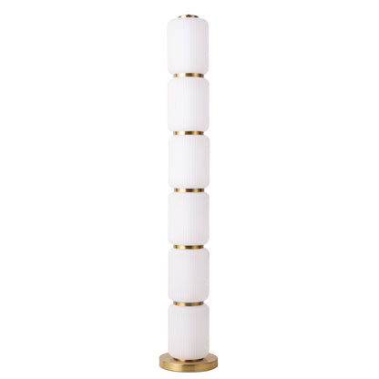 Lights  -  U.A Gold Glass Floor Lamp  -  60485655