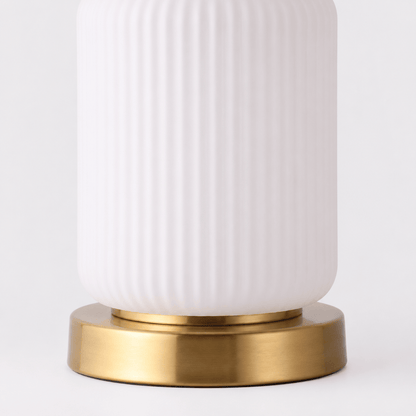 U.A Gold Glass Mini Table Lamp