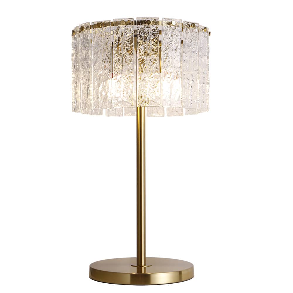 Lights  -  U.A Gold Glass Table Lamp  -  60485668