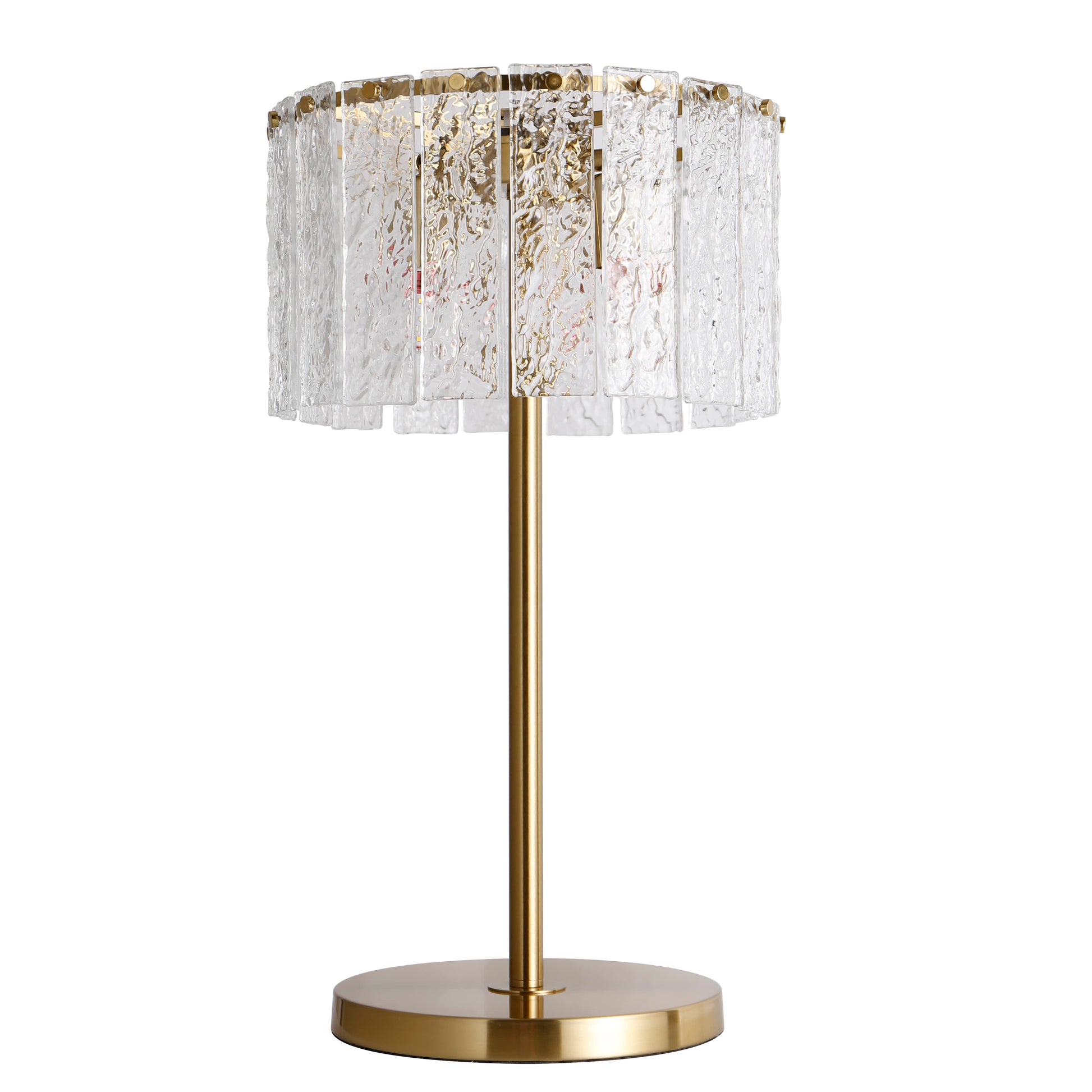 Lights  -  U.A Gold Glass Table Lamp  -  60485668