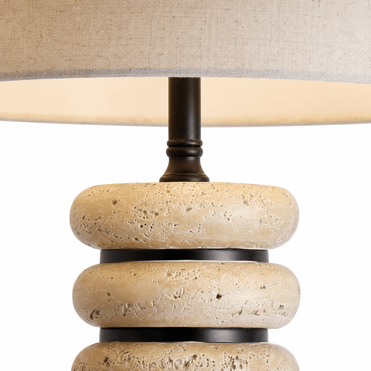 U.A Gold Polyresin Table Lamp