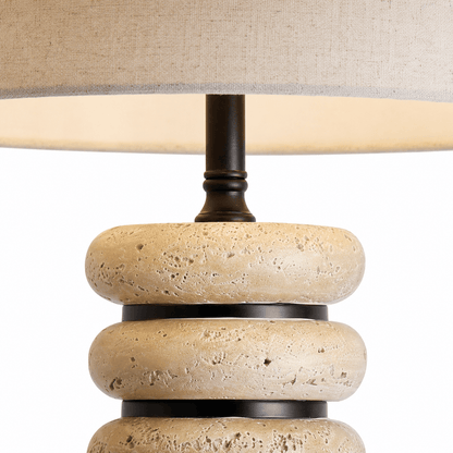 U.A Gold Polyresin Table Lamp