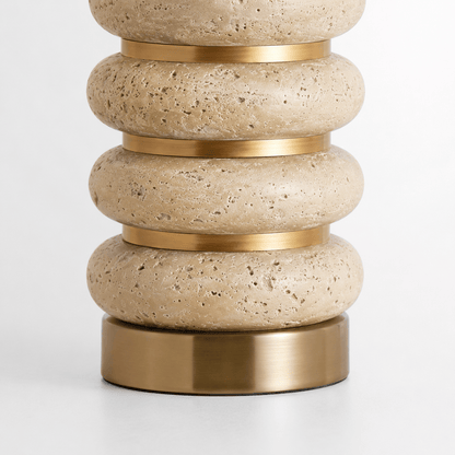 U.A Gold Polyresin Table Lamp