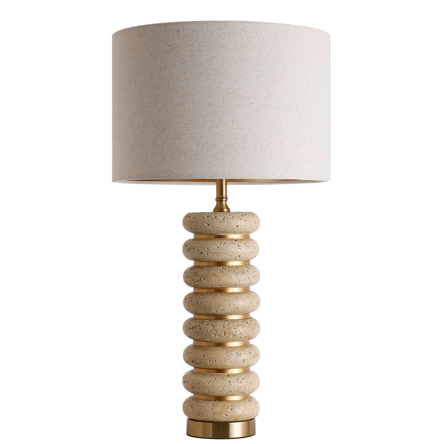 U.A Gold Polyresin Table Lamp