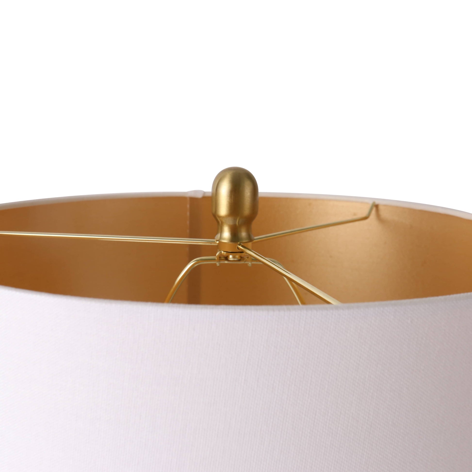 Lights  -  U.A Gold Polyresin Table Lamp  -  60485657