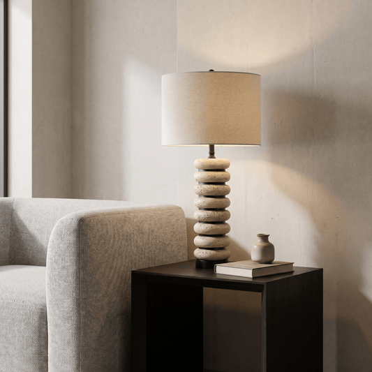 Lights  -  U.A Gold Polyresin Table Lamp  -  60485662