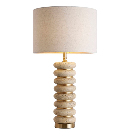 Lights  -  U.A Gold Polyresin Table Lamp  -  60485663