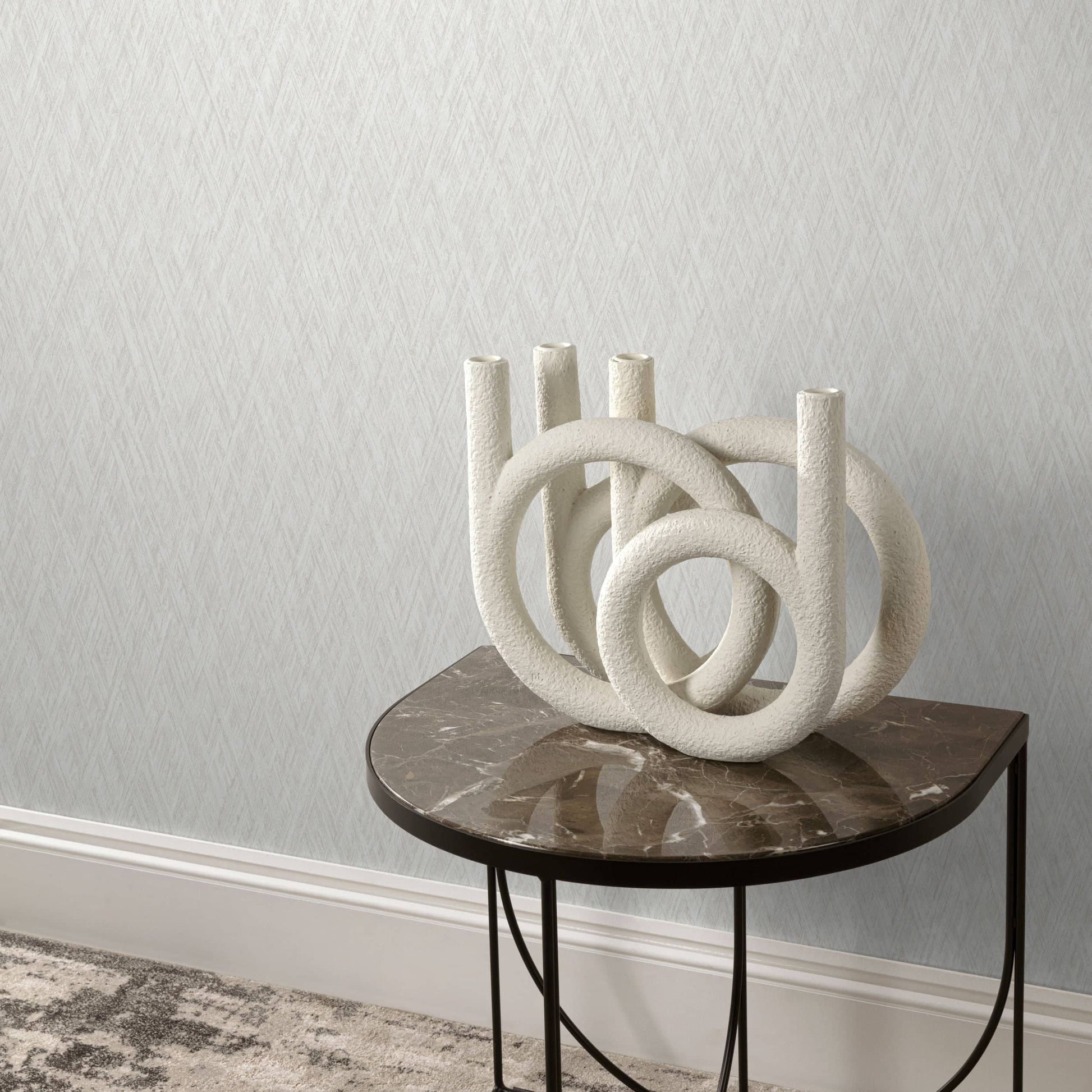 Wallpaper  -  Grandeco B24 Pale Grey Wallpaper - VE1001  -  60369700