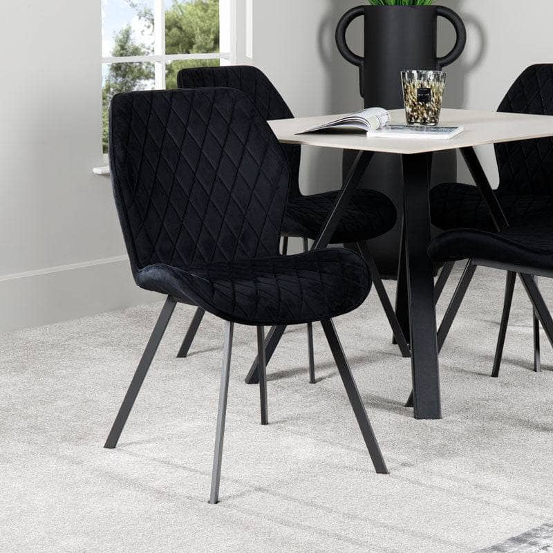 Furniture  -  Vancouver Dining Chair - Black  -  60009235